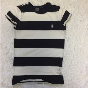 Ralph Lauren striped logo tee